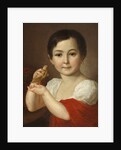 Portrait of Countess Lidia Alexeevna Gorchakova with Canary by Anonymous