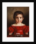 Portrait of Maria Kozhina with a house of cards by Anonymous