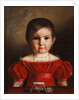 Portrait of Maria Kozhina with a house of cards by Anonymous