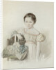 Portrait of a Girl With Hat In Her Hand by Anonymous