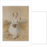 Portrait of a Girl With Rose In Her Hand by Anonymous