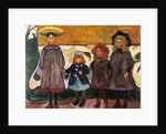 Four Girls in Åsgårdstrand by Anonymous