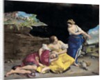 Lot and His Daughters by Anonymous