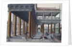 Architectural Caprice with Figures by Anonymous