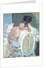 Woman Sitting with a Child in Her Arms by Anonymous