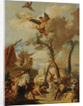 The Israelites gathering Manna by Anonymous