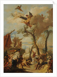 The Israelites gathering Manna by Anonymous
