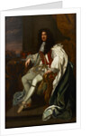 Portrait of Charles II of England, in the robes of the Order of the Garter by Anonymous