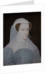 Portrait of Mary, Queen of Scots by Anonymous