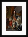 Portrait of Charles II of England, in the robes of the Order of the Garter by Anonymous