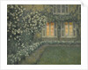 Le jardin blanc au crépuscule ( The white garden at dusk) by Anonymous