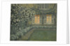 Le jardin blanc au crépuscule ( The white garden at dusk) by Anonymous