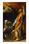 Virgin Mary appears to Saints James and Anthony Abbas by Anonymous