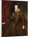 Portrait of Elisabeth of France, Queen consort of Spain by Anonymous