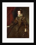 Portrait of Elisabeth of France, Queen consort of Spain by Anonymous