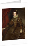 Portrait of Elisabeth of France, Queen consort of Spain by Anonymous