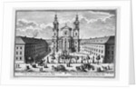 The Piarist Church of Maria Treu in Vienna by Anonymous