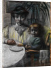 Portrait of the artists wife with daughter by Anonymous