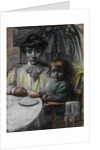 Portrait of the artists wife with daughter by Anonymous