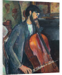 The Violoncello Player by Anonymous