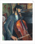 The Violoncello Player by Anonymous