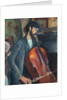 The Violoncello Player by Anonymous
