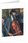 The Violoncello Player by Anonymous