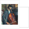 The Violoncello Player by Anonymous