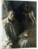 Self-portrait with Model by Anonymous