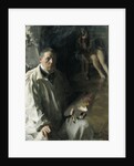 Self-portrait with Model by Anonymous