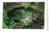 River under Old Stone Bridge by Anonymous
