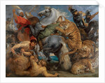 Tiger, Lion and Leopard Hunt by Anonymous