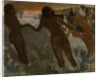 Peasant girls bathing in the sea at dusk by Anonymous