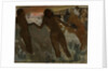 Peasant girls bathing in the sea at dusk by Anonymous