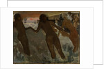 Peasant girls bathing in the sea at dusk by Anonymous