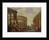 Landscape with Hercules and ruins of ancient Rome by Anonymous