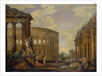 Landscape with Hercules and ruins of ancient Rome by Anonymous