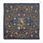 Embroidery with the Depiction of the Allegory of Time by Anonymous