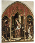 The Virgin and Child with Saints Michael the Archangel and Bartholomew by Anonymous