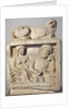 Tombstone depicting a ritual meal by Anonymous