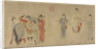 Yang Guifei Mounting a Horse, Emperor Xuanzong on horseback by Anonymous