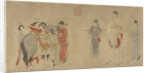 Yang Guifei Mounting a Horse, Emperor Xuanzong on horseback by Anonymous
