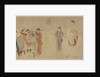 Yang Guifei Mounting a Horse, Emperor Xuanzong on horseback by Anonymous