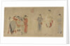Yang Guifei Mounting a Horse, Emperor Xuanzong on horseback by Anonymous