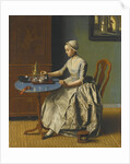 A Dutch Girl At Breakfast by Anonymous