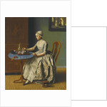 A Dutch Girl At Breakfast by Anonymous
