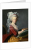 Marie Antoinette with a book by Anonymous