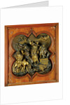 The Sacrifice of Isaac. Panel for doors of the Florence Baptistery by Anonymous