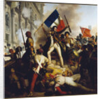 Battle outside the Hôtel de Ville, 28 July 1830 by Anonymous