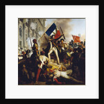 Battle outside the Hôtel de Ville, 28 July 1830 by Anonymous